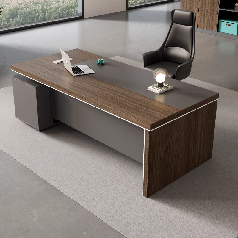 办公桌老板桌简约现代单人总裁桌大班台办公家具财务主管桌椅组合