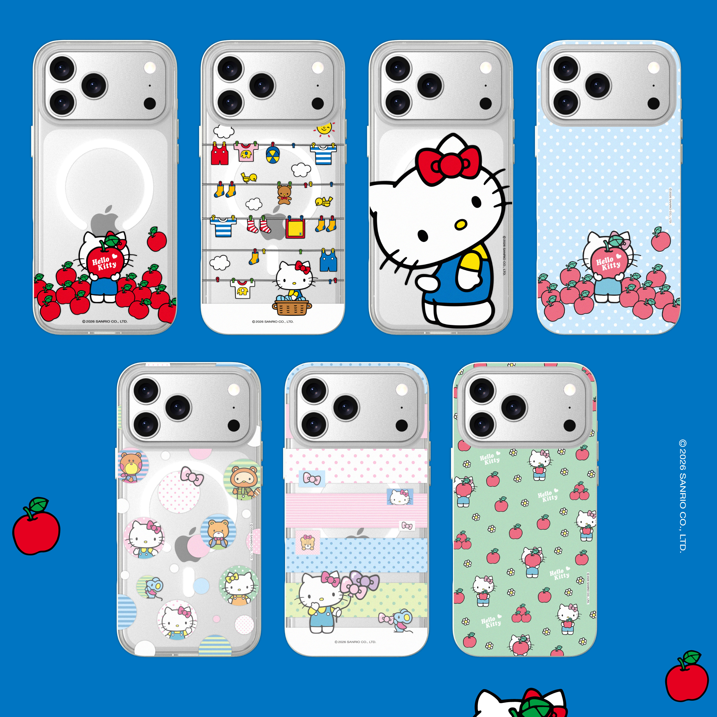 zrb 苹果KT系列可爱卡通HelloKitty适用于苹果15磨砂16手机磁吸17保护套