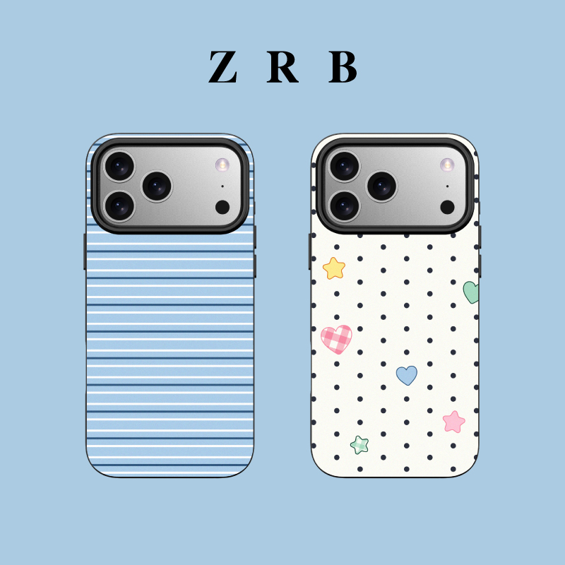 简约韩风波点手机壳软边硬背