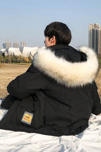 主推/加绒可拆卸大毛领棉衣男棉服外套连帽棉袄男 MY61-P75 控108图片