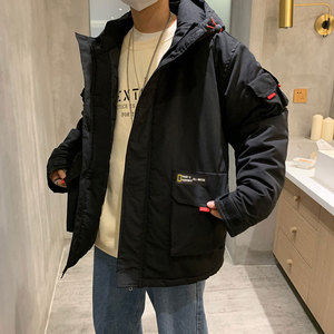 主推款港风工装棉衣男 棉服男棉袄男大码外套男 MY55-P85 限价126图片
