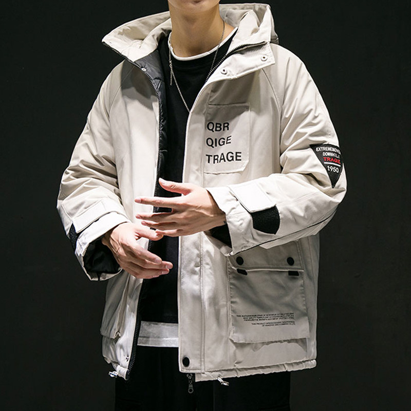 日系工装棉衣男宽松棉服冬季棉袄男大码外套 MY52-P100图片