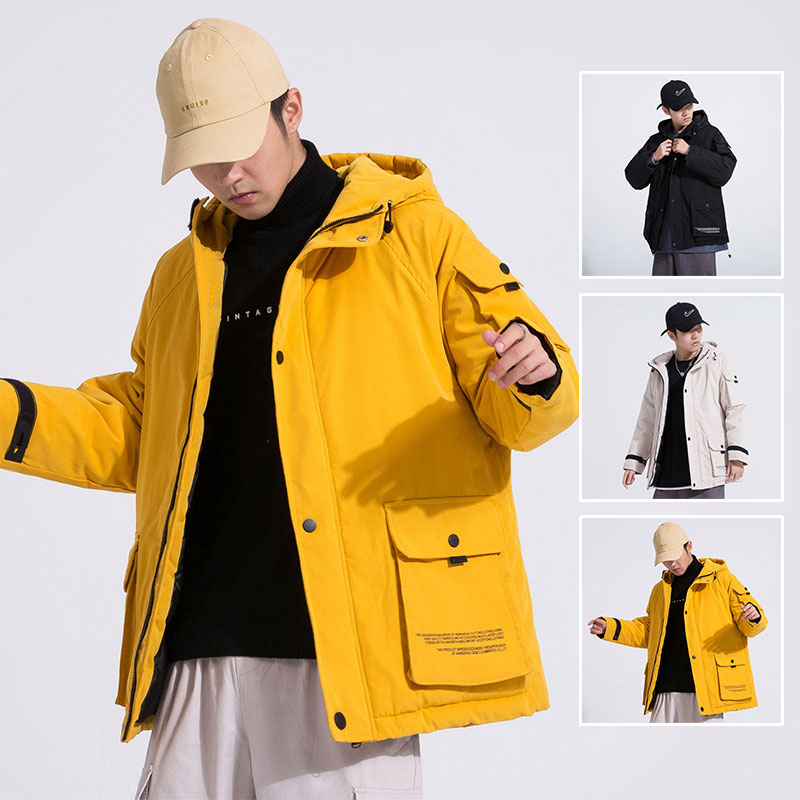 2020工装棉衣男士外套贴标多口袋 棉服连帽棉袄 MY53-P80 控108图片