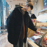 中长款面包服男手拍棉，棉衣男棉服男外套桃皮绒面料207-MY31-P70，男装棉衣，星座207