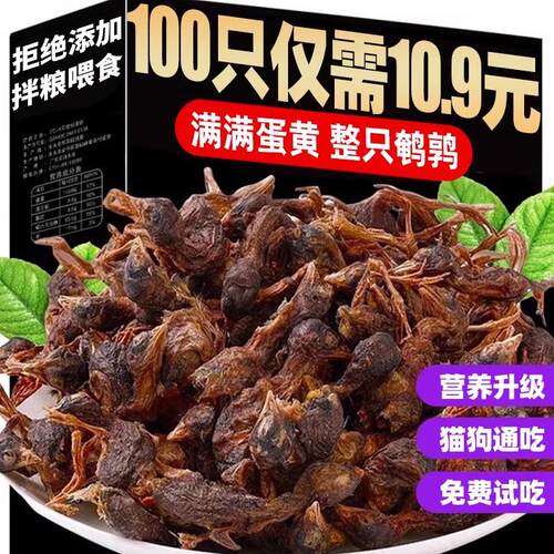 「宠生活」鹌鹑冻干猫咪