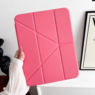 新款 7轻薄亚克力mini7磁吸透明防弯黄色防摔红 iPad11保护壳2025笔槽适用11寸iPad套3Y折苹果平板保护套air6