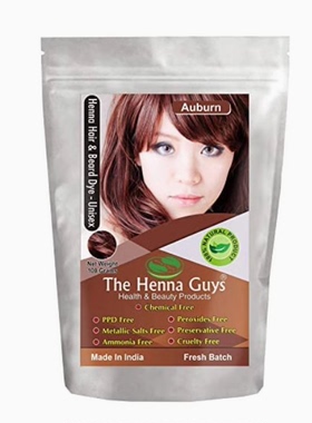 The Henna Guys 1 Pack Auburn Henna Hair & Beard Color