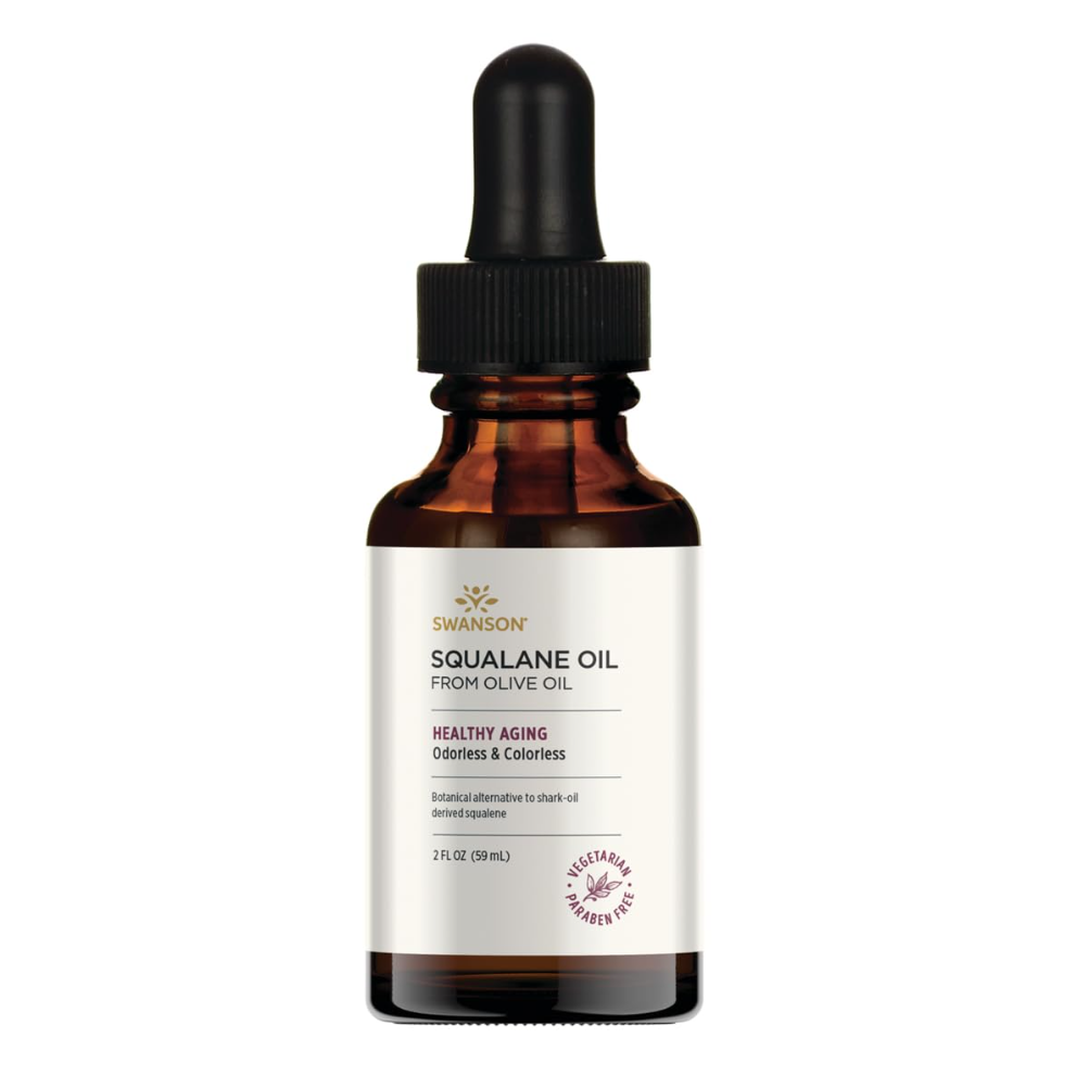 Swanson Squalane Oil from Olive Oil, Healthy Aging, 59ml