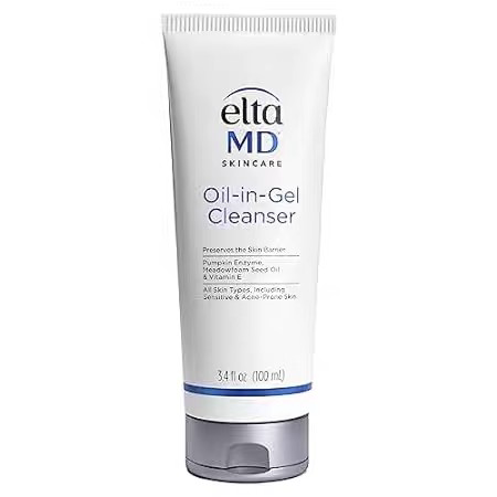 EltaMD Oil-In-Gel Face Cleanser， Gentle Daily Facial Clea