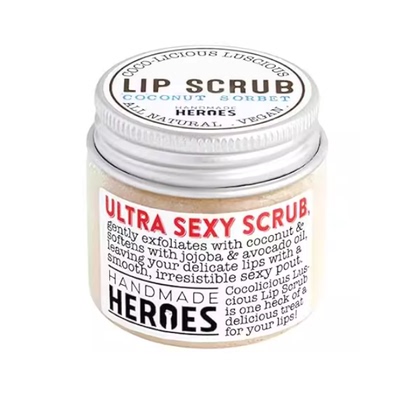 Handmade Heroes 100% Natural Lip Scrub， Vegan Conditionin