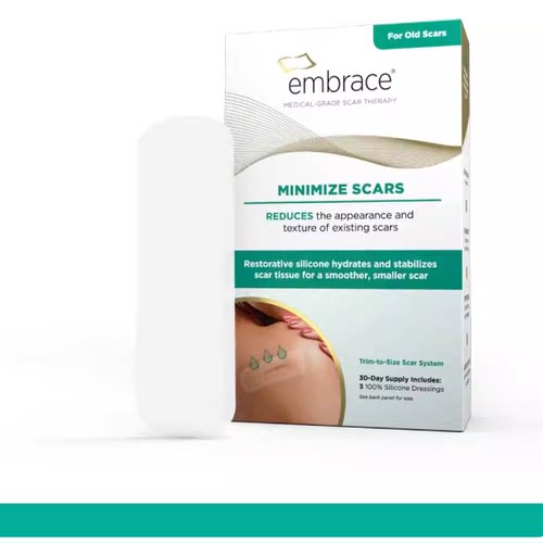Embrace Minimize for Old Scars, Medical-Grade Silicone Scar