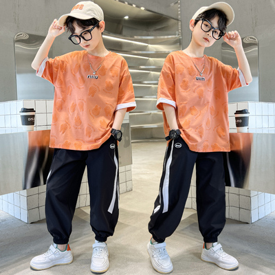 5到15岁男童夏装薄款童装