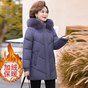 韩版 正品 清仓2023年新款 衣鸭鸭羽绒服女中长款 宽松加厚小个子外套
