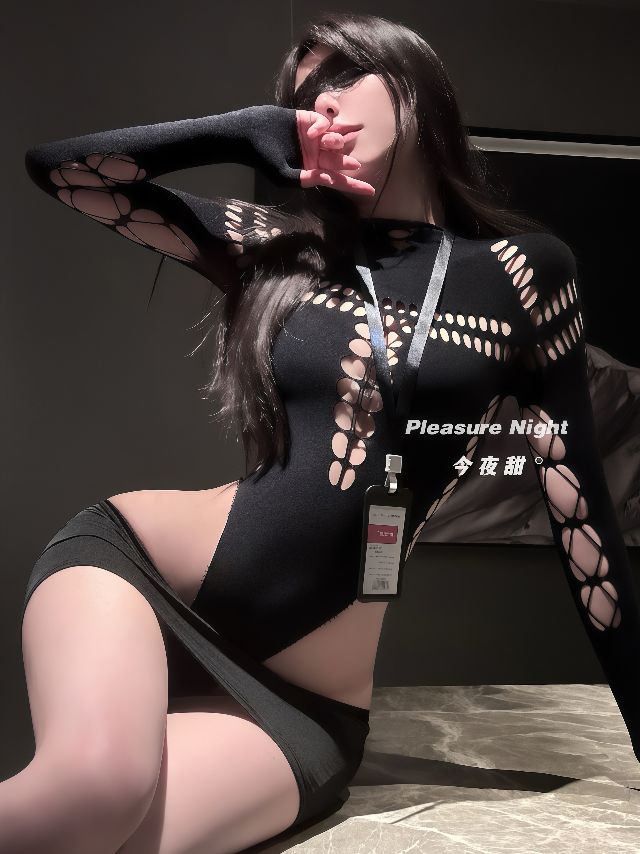 禁欲秘书*性感秘书制服镂空连体衣情调趣味qqny内衣女cos包臀短裙