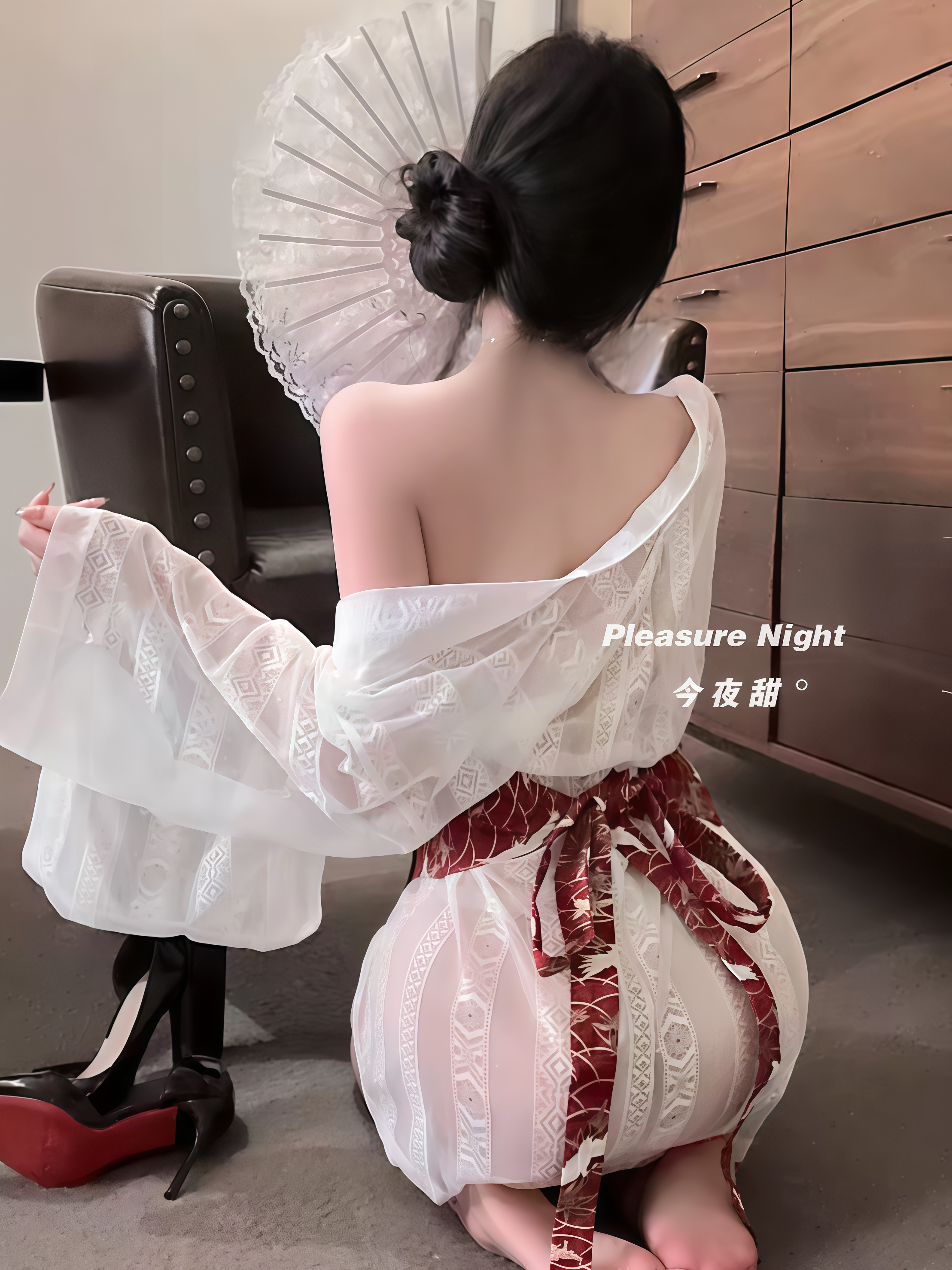 樱落*古风汉服宫廷风cos女仆日系和服制服蕾丝性感纯欲内衣睡衣女