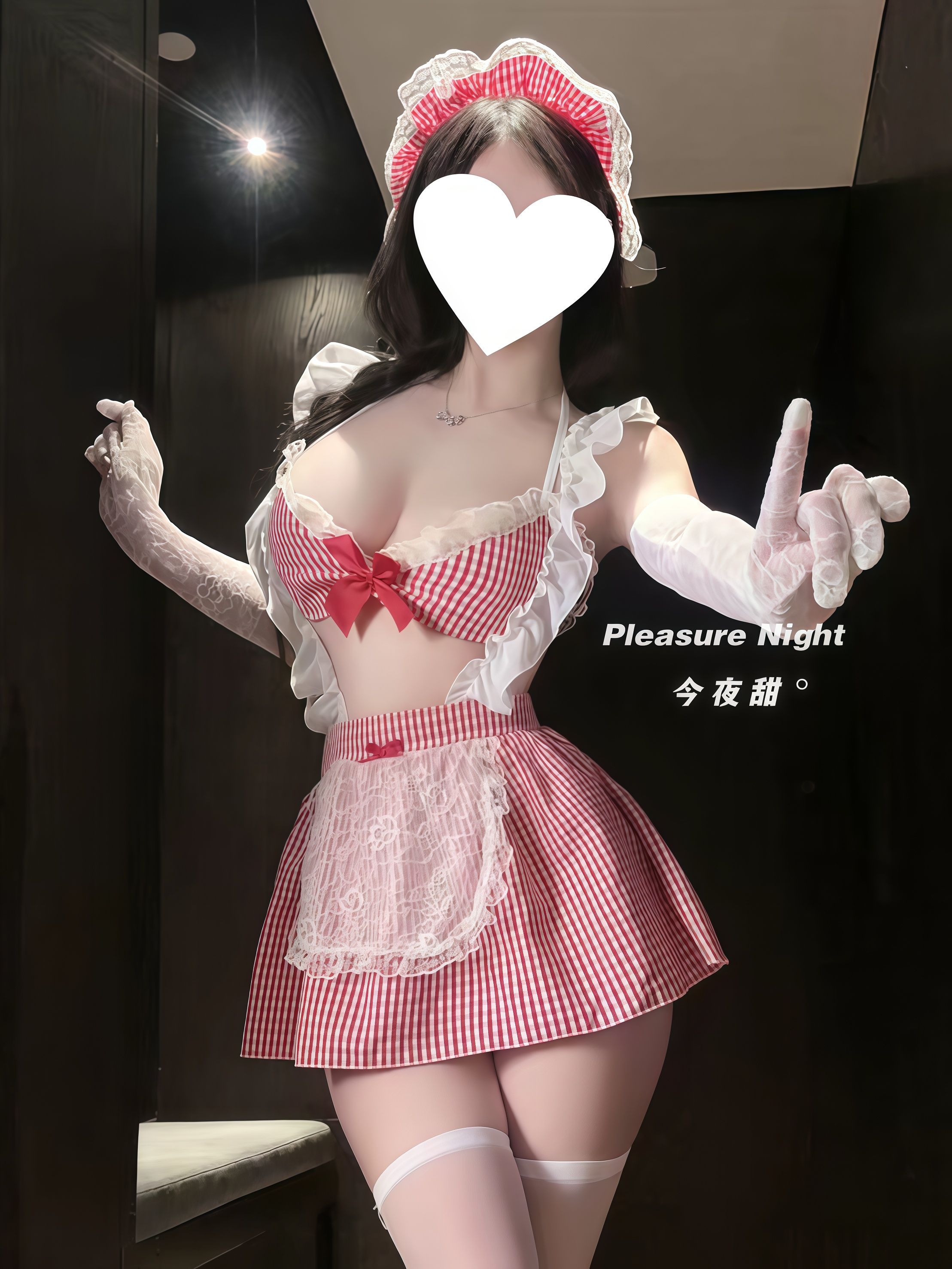 草莓蛋糕*原创甜美可爱女佣女仆cos制服纯欲性感诱惑内衣套装qqny