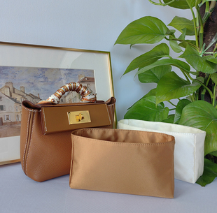 适用于爱马仕Hermes 2424mini/29内胆包内袋包撑超轻不褪色纯绸缎