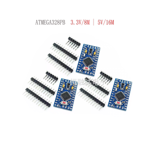 pro mini 改进版 ATMEGA328PB  3.3V/8M | 5V/16M 互动媒体