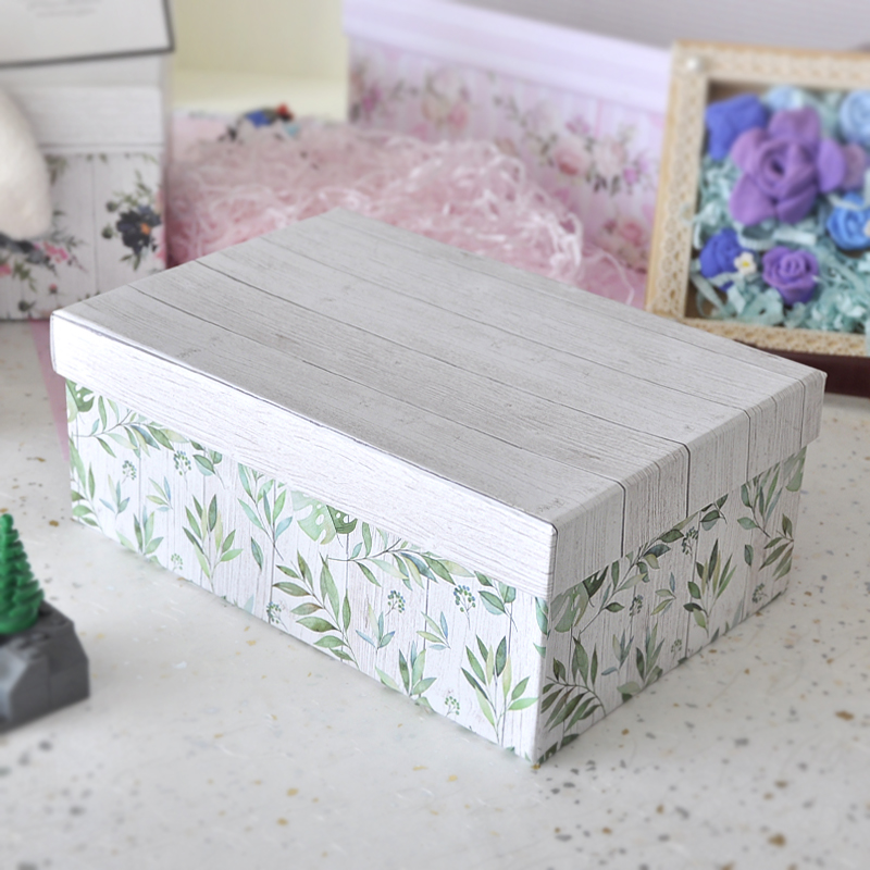 ins风长方形礼品盒香水大钱包装盒韩版母亲节生日情人鲜花礼物盒