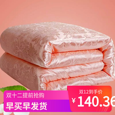 桑蚕丝加厚学生空调双人保暖被