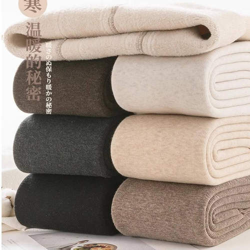 500g超厚打底裤纯棉加绒踩脚棉裤