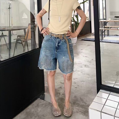 索玛拉特价牛仔裤女夏新款百搭潮