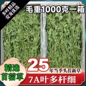 25年新草紫花苜蓿草毛重1kg兔子苜宿草龙猫豚鼠干草牧草兔草兔粮