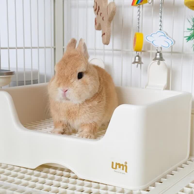 UMI兔子厕所中号大号防掀翻防喷尿防外溅兔子专用用品宠物兔用品