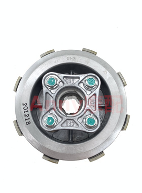 适用五羊本田CG125WH125-3-R-15A-18CG王ZJ125富士小鼓离合器总成