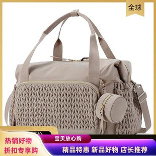 现货热卖婴儿尿布袋手提包大容量旅行尿布袋分娩医院包带奶嘴包