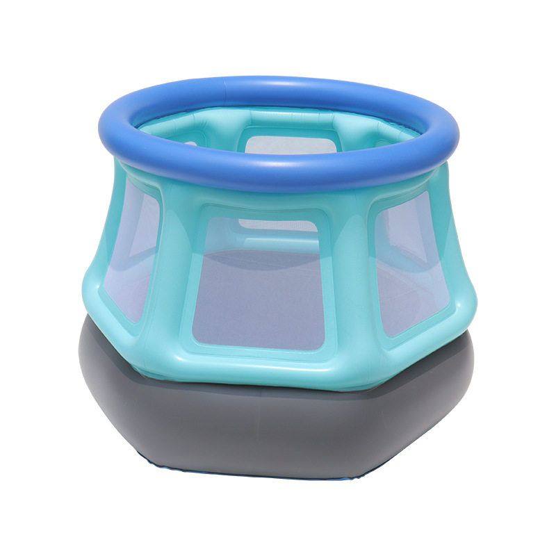 现货新品pvc儿童充气跳床加厚充气蹦蹦床宝宝围栏跳跳乐淘气城堡