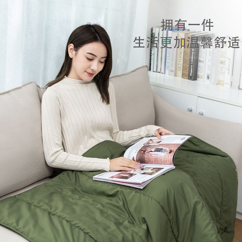智能充电加热披肩午睡小被子多用发热盖毯暖身宝冬季防寒保暖披风
