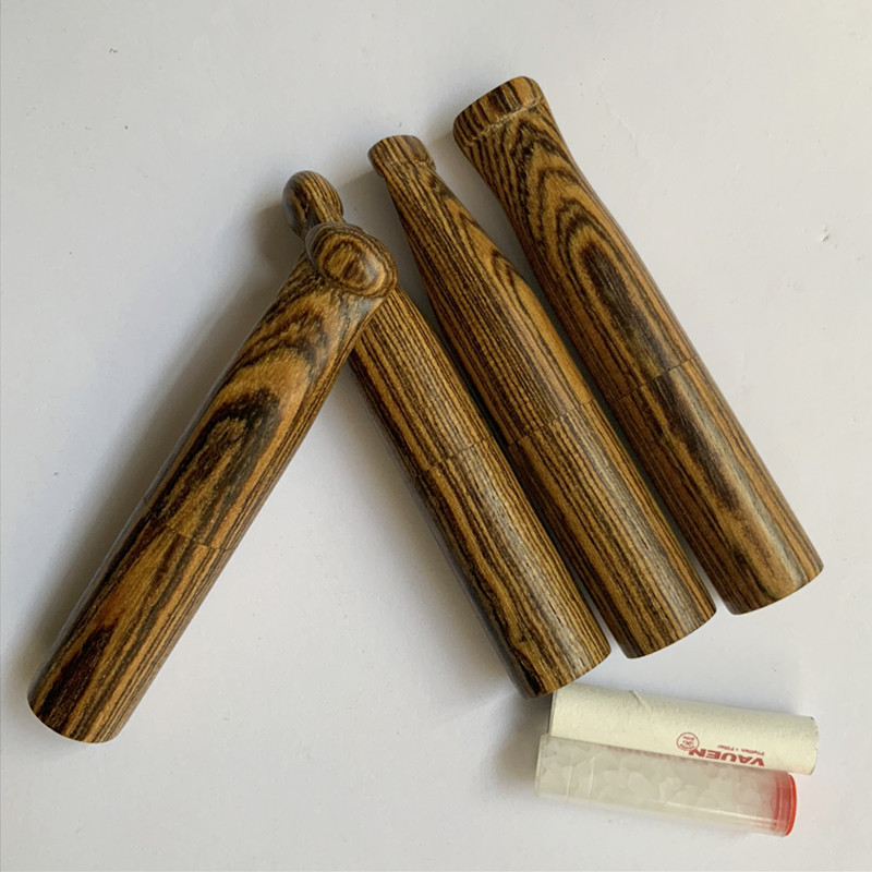 包邮奇楠沉香黄花梨烟嘴新款9mm滤芯过滤嘴粗细烟俩用保真
