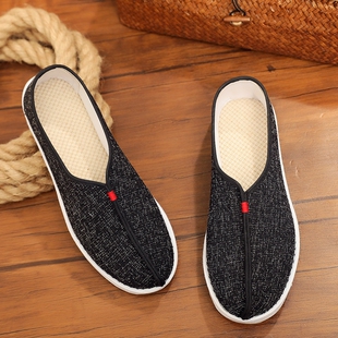 千层底手工老北京布鞋男士单鞋传统中式洒鞋软底透气中国风汉服鞋