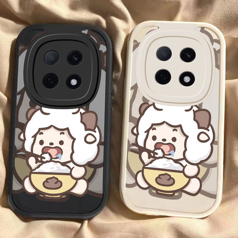 适用OPPOA5手机壳a5x/a5pro新款oppo干饭懒羊羊a5活力版软硅胶全包防摔PKQ110可爱男女5G推荐por网红保护套