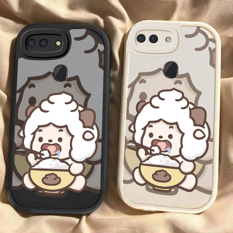 适用OPPOR11S手机壳r11新款oppo干饭懒羊羊r11st软硅胶全包r11t防摔可爱男女推荐手绳好看加厚网红保护套