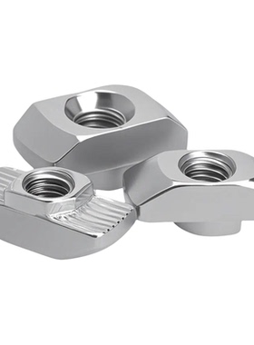 304/镀镍欧标T型螺母t型螺帽工业铝型材配件台阶螺母M4M5M6M8