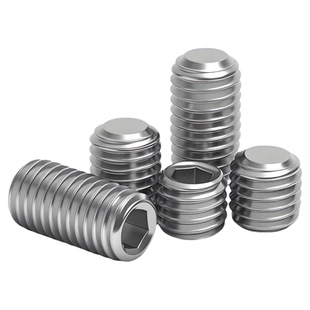 304 201不锈钢平端紧定螺丝M2M2.5M3M4M10M12内六角无头机米顶丝