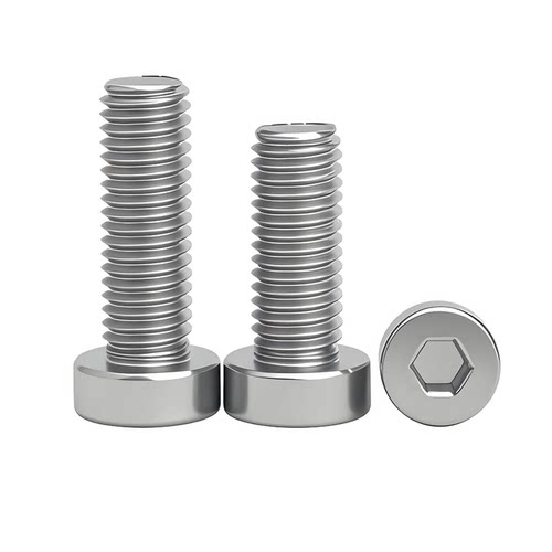 304薄头薄脑矮头内六角螺丝矮头螺钉DIN7984M3M4M5M6M8M10