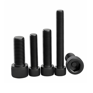 黑DIN912全牙螺钉12.9级全牙内六角螺丝M3M4M5M6M8 100全满丝满牙