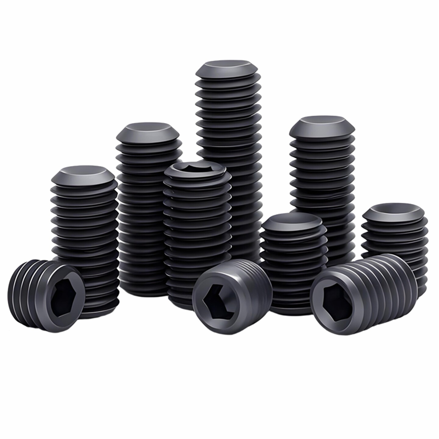 内六角无头凹端紧定螺钉机米顶丝