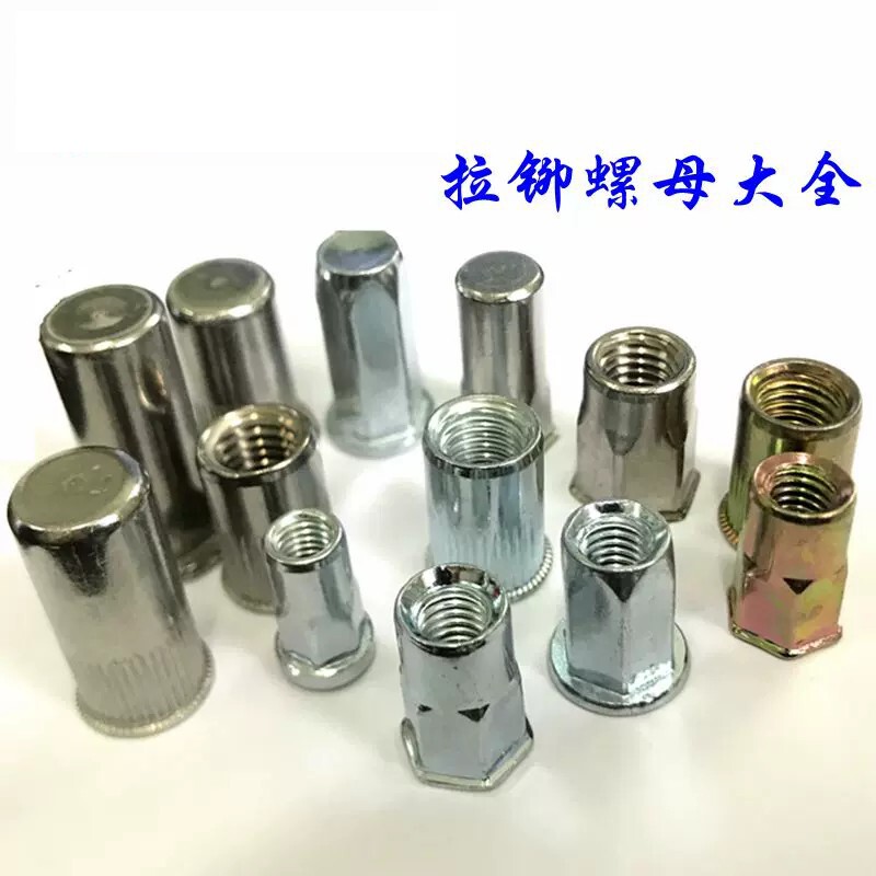 大全半六角平头拉铆螺母图片