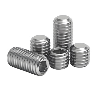 201不锈钢平端紧定德标DIN913国标GB77内六角顶丝机米螺丝无头螺