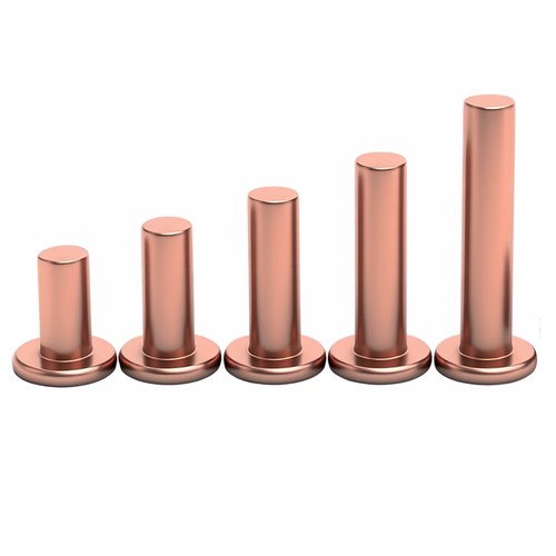 平头紫铜铆钉实心强强旗舰店