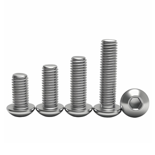 M3M4M5M6 头内六角螺丝 M16 不锈钢304盘头圆头蘑菇头半元 ISO7380