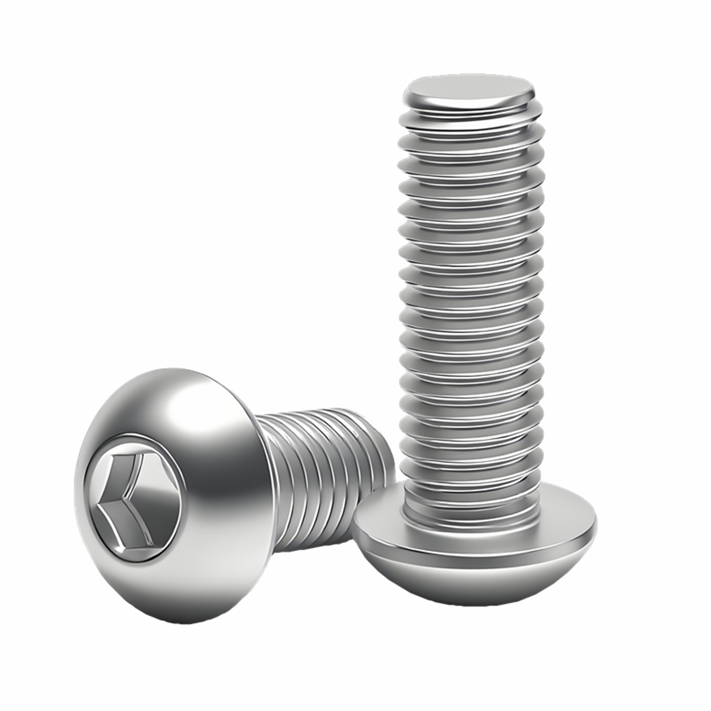 强强圆头内六角普通不锈钢6.8级