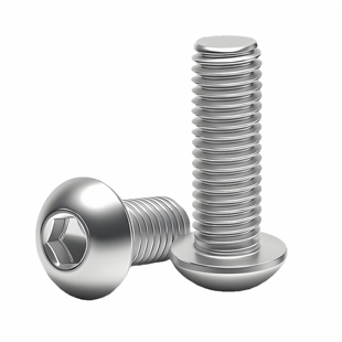 201不锈钢半圆头内六角盘头圆杯螺丝圆头螺栓M3M4M5M6M8M10M12