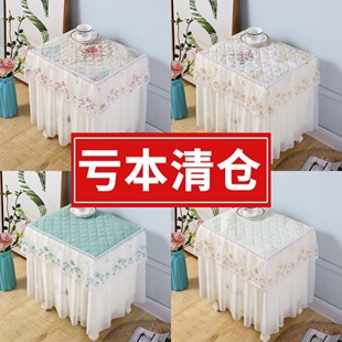 欧式床头柜罩盖盖布家用卧室蕾丝多用防尘茶几防尘罩桌布万能盖巾