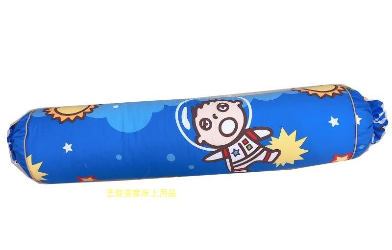 全棉男孩卡通大口仔糖果枕头 蓝色星球宇航员可订做