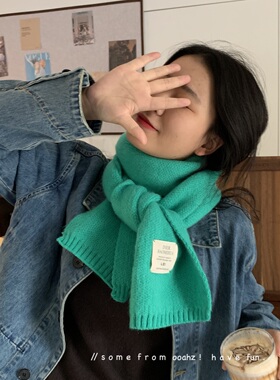 ooahz自制少见色软糯围巾